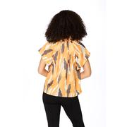 Orange Stewart Simmons The Abstract Blouse